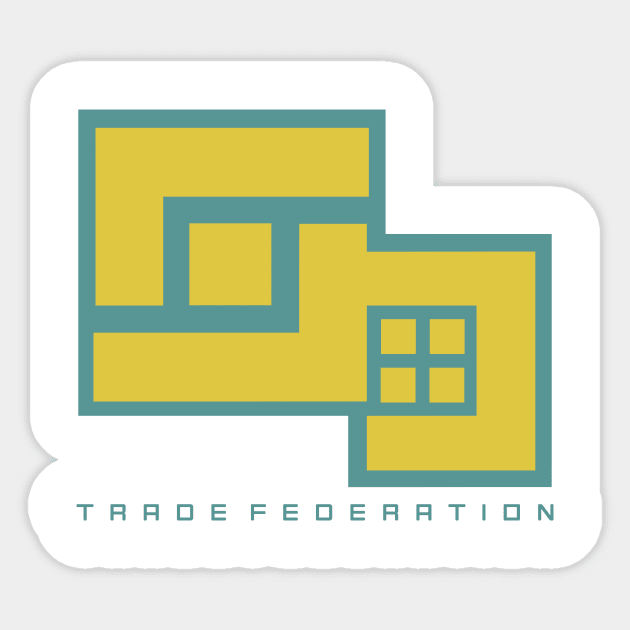 Trade Federation Logo Sticker by Vault Emporium